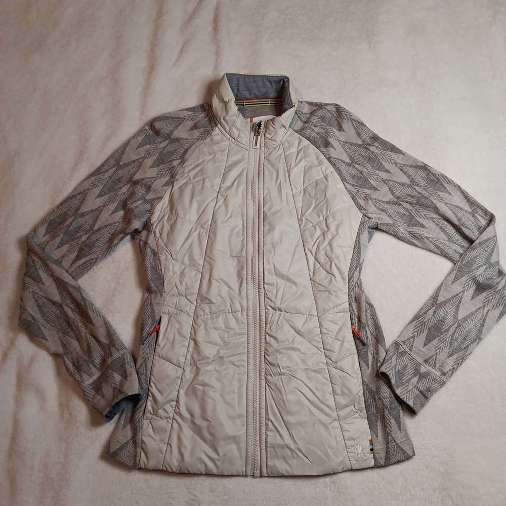 Smartwool Women's Gray and Cream Ski Jacket